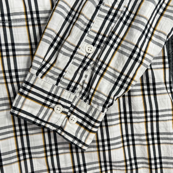 Missouri Tigers Mizzou Columbia Shirt Mens Large White Plaid Button Down - Picture 5 of 16